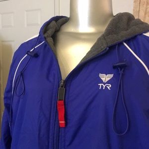 TYR Alliance youth team parka Navy Blue